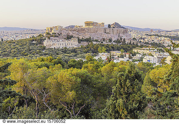 Akropolis von Athen  UNESCO-Weltkulturerbe  Athen  Griechenland  Europa