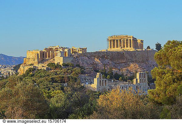 Akropolis von Athen  UNESCO-Weltkulturerbe  Athen  Griechenland  Europa