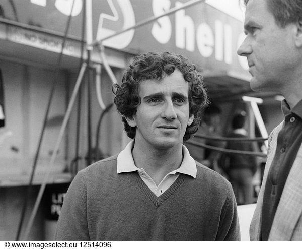 Alain Prost beim Großen Preis von Großbritannien  Brands Hatch  Kent  1984. Künstler: Unbekannt