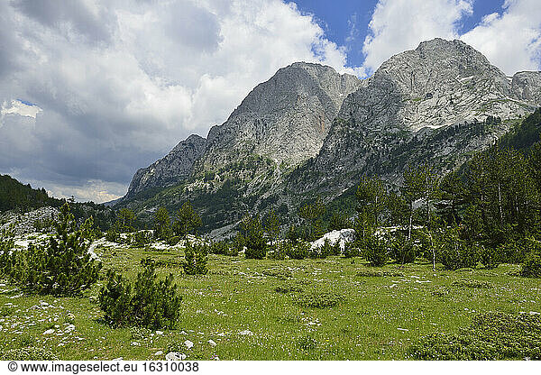 Albanien  Theth-Tal  Ropojana-Tal und Prokletije-Gebirge