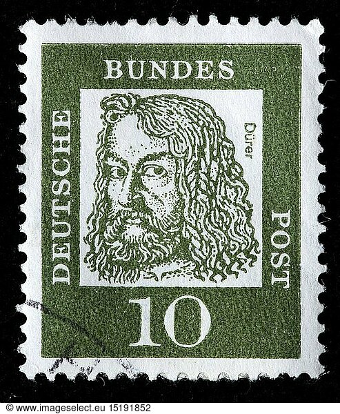 Albrecht Durer  postage stamp  Germany  1961