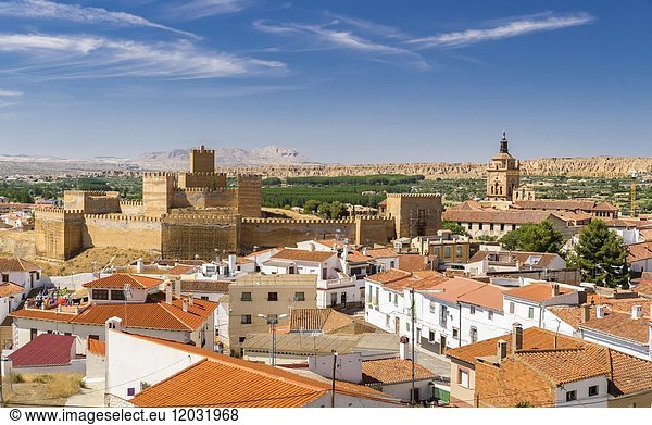 Alcazaba  Catedral de la Encarnación de Guadix Guadix  Region Marquesado  Provinz Granada  Andalusien  Spanien  Europa