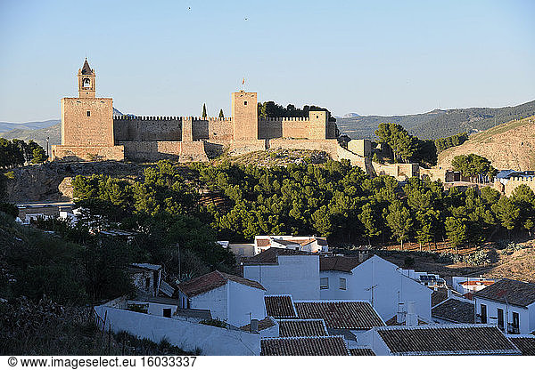 Alcazaba von Antequera  Provinz Malaga  Andalusien  Spanien  Europa