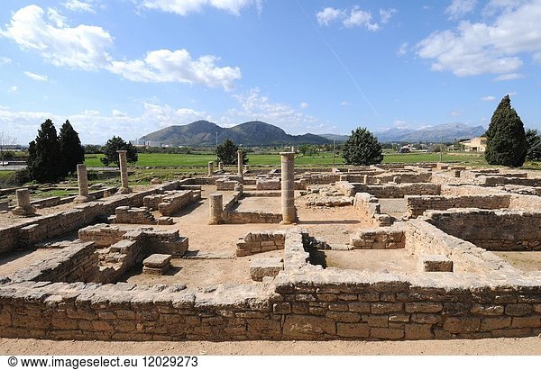 Alcudia  archaeological remains of Pollentia. Majorca  Balearic Islands  Spain.