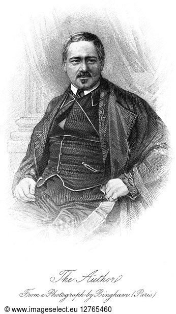 ALEXIS BENOIT SOYER (1809-1858). French cook. Line and stipple engraving after a photograph c1853.