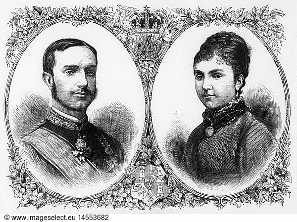 Alfonso XII Alfonso XII, 28.11.1857 - 25.11.1885, King of Spain 29.12. ...