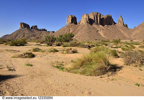 Algeria Tassili N'Ajjer National Park Oued Wadi Essendilene