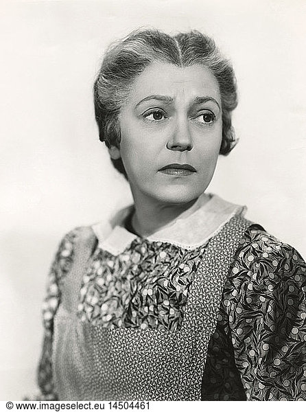 Alice Brady  Publicity Portrait for the Film  In Old Chicago  20th Century Fox  1938