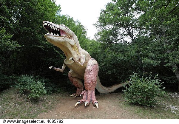 Allosaurus Park Cardoland  carnivore of the Jurassic era forerunner of Tyrannosaurus