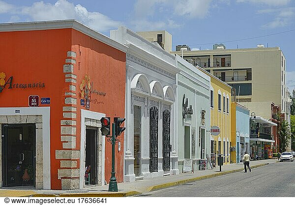 Altbauten  Altstadt  Merida  Yucatan  Mexiko  Mittelamerika