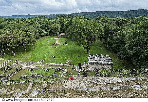 Alte archäologische Maya-Stätte Bonampak  Chiapas  Mexiko  Mittelamerika
