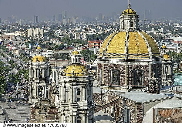 Alte Basilika Maria de Guadalupe  Mexiko Stadt  Mexiko  Mittelamerika
