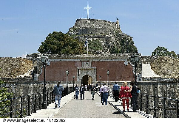 Alte Festung  Korfu Stadt  Kerkira  Korfu  Ionische Inseln  Griechenland  Europa