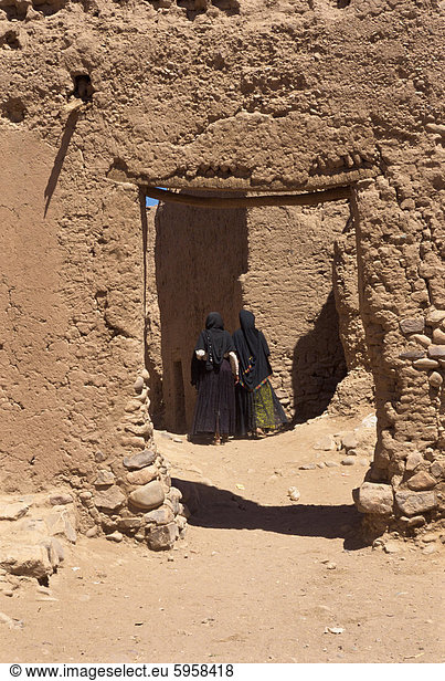 Alte jüdische Kasbah bei Amazrou  Zagora  Marokko  Nordafrika  Afrika
