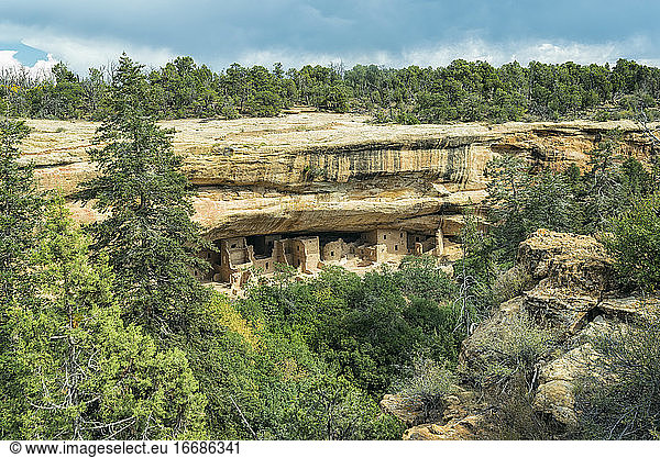 Alte Siedlung im Mesa Verde National Park  Colorado
