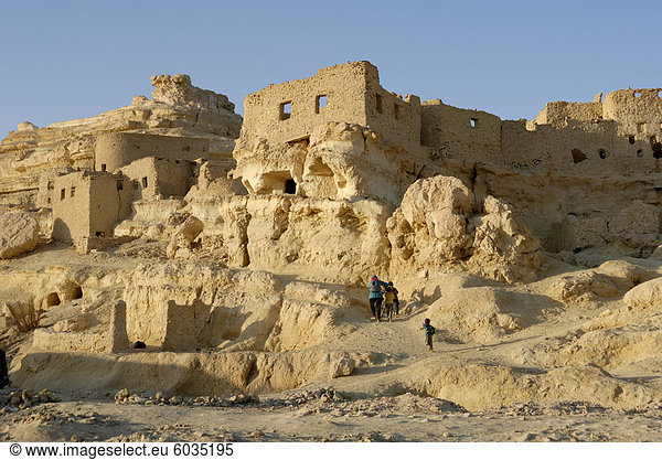 Alte Stadt Schali  Oase Siwa  Ägypten  Nordafrika  Afrika