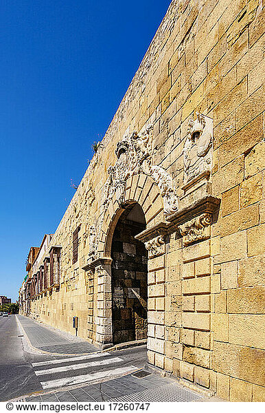 Alte Stadtmauern  Tarragona  Katalonien  Spanien  Europa