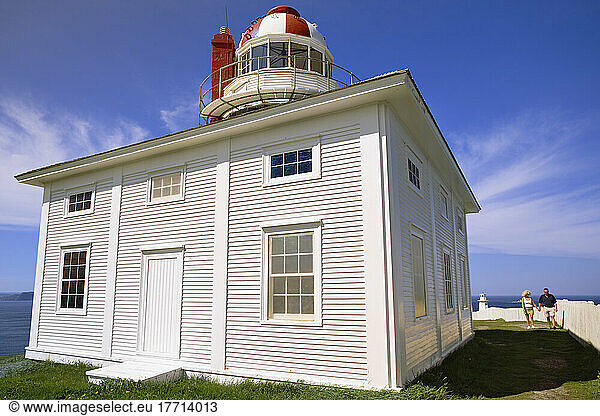 Alter Cape-Spear-Leuchtturm  Cape Spear National Historic Site  Avalon Peninsula  Neufundland
