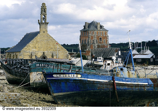 Alter Hafen von Douarnenez  Port du Rosmeur  FinistËre  Bretagne  Frankreich  Europa