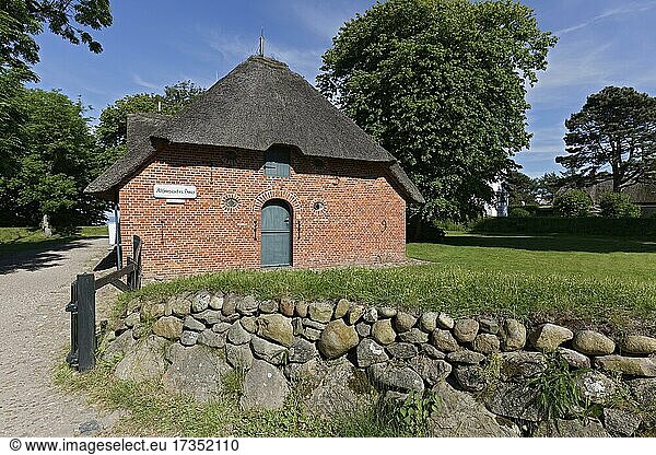 Altfriesisches Haus von 1640  Museum  Keitum auf Sylt  Ostfriesische Inseln  Schleswig-Holstein  Deutschland  Europa