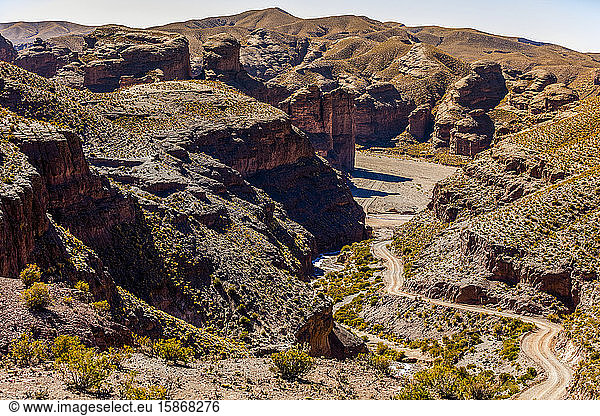 Altiplano-Landschaft; Potosi Bolivien