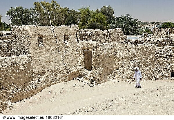 Altstadt Al Qasr  Dakhla Oase  Libysche Wüste  El Qasr  Ägypten  Afrika