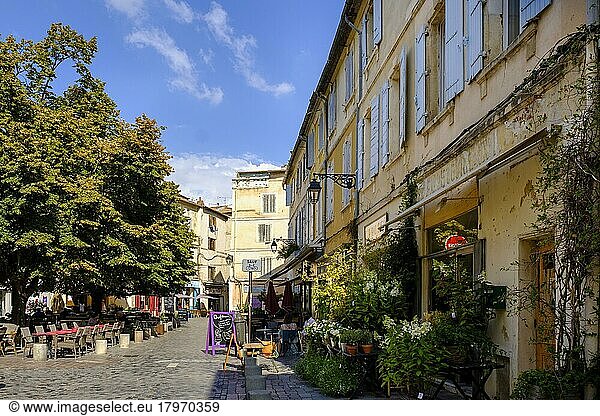 Altstadt Gassen  Arles  Provence-Alpes-Cote d'Azur  Frankreich  Europa