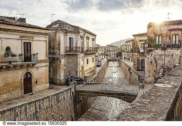 Altstadt  Scicli  Provinz Ragusa  Sizilien