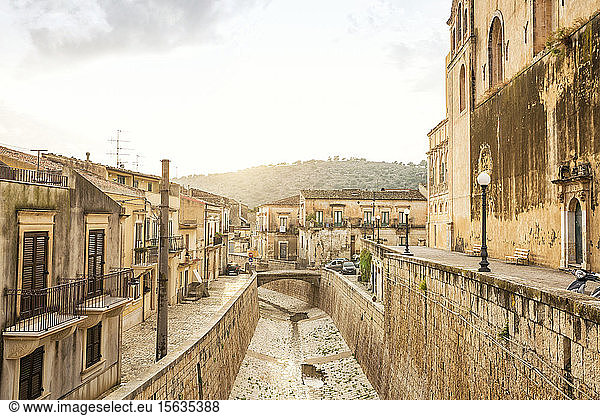 Altstadt  Scicli  Provinz Ragusa  Sizilien