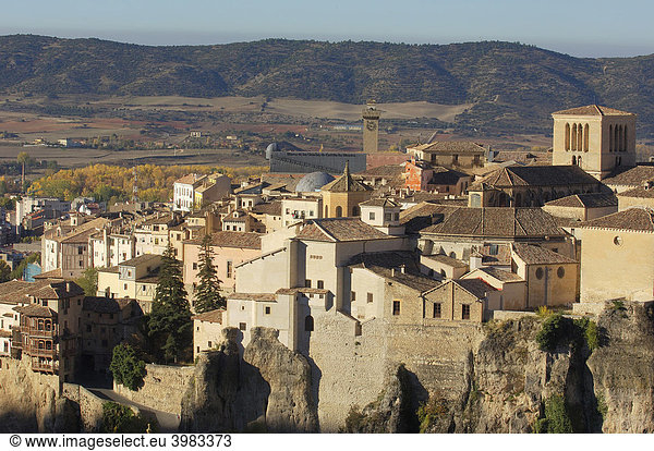 Altstadt und die Hängenden Häuser  Cuenca  UNESCO-Weltkulturerbe  Castilla-La Mancha  Spanien  Europa