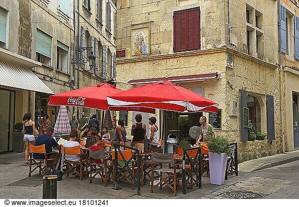 Altstadt von Arles  Provence  Provence-Alpes-Cote d'Azur  Frankreich  Europa