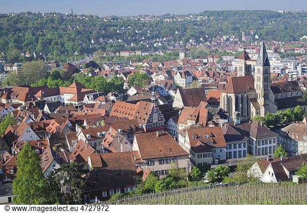 Altstadt von Esslingen am Neckar  Baden-Württemberg  Deutschland  Europa