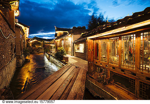Altstadt von Lijiang  Yunnan  China