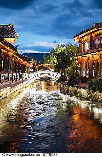 Altstadt von Lijiang  Yunnan  China