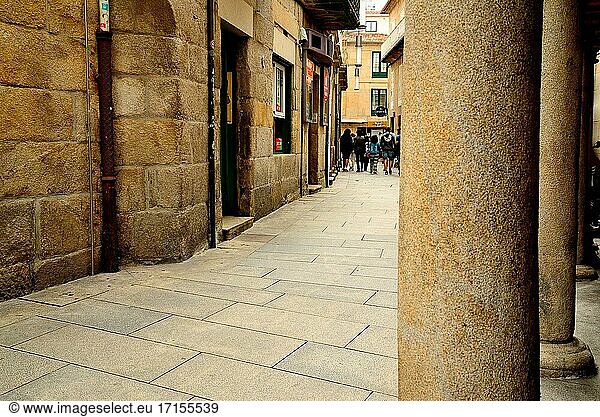 Altstadt von Pontevedra  Spanien