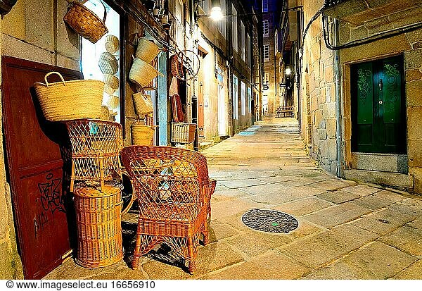Altstadt von Vigo  Pontevedra  Spanien.