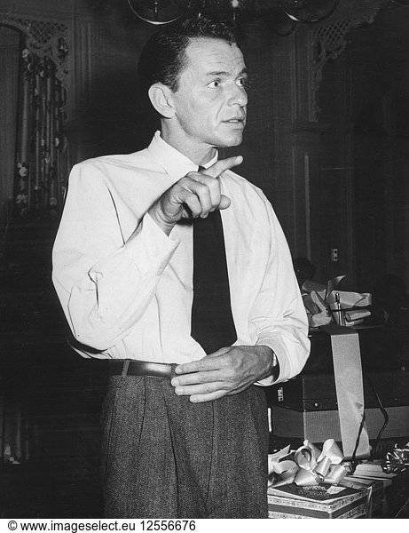 American actor and singer Frank Sinatra (1915-1998). Artist: Unknown