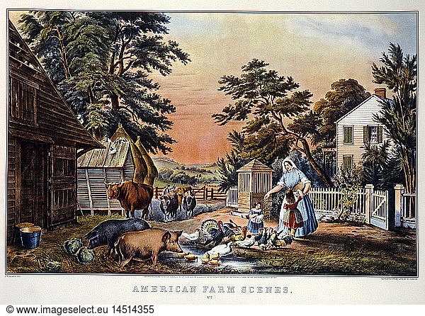 American Farm Scenes No. 2  Currier & Ives  1853