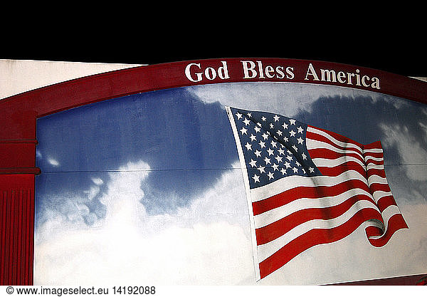 American flag  Saint Louis  Missouri  United States of America  North America
