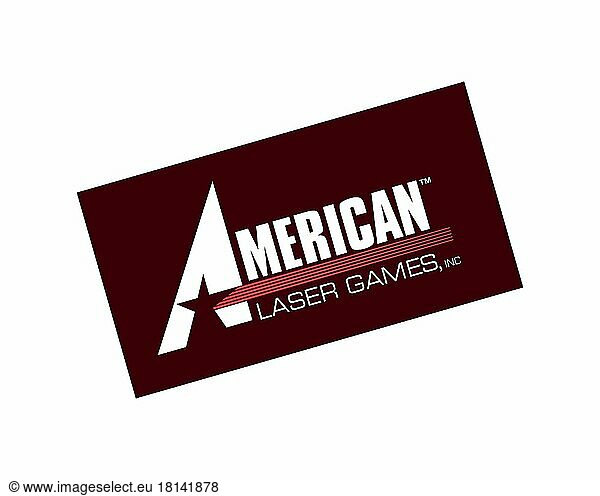 American Laser Games  gedrehtes Logo  Weißer Hintergrund