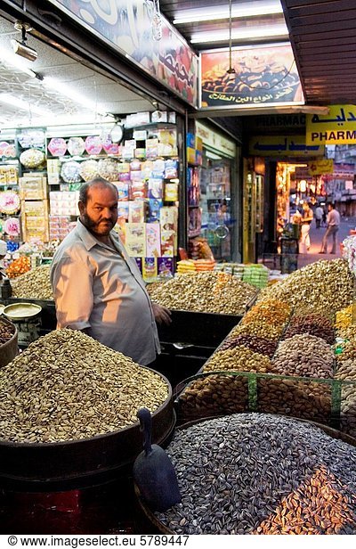Amman  Hauptstadt  Laden  Naher Osten  Asien  Markt  Samen  Gewürz