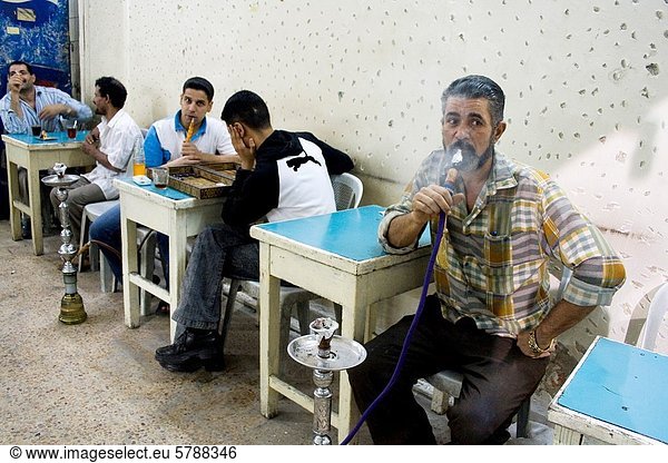 Amman  Hauptstadt  Raucher  Cafe  Naher Osten  Asien