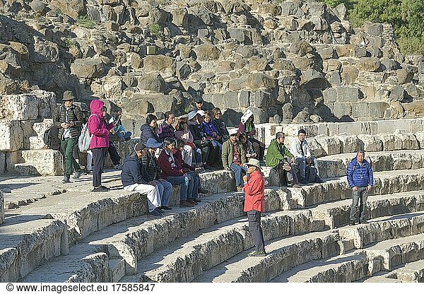 Amphitheater  Ausgrabungsstätte Bet Sche´an  Israel  Asien
