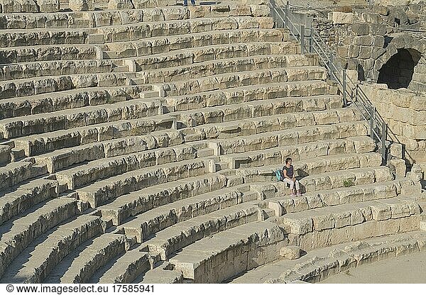 Amphitheater  Ausgrabungsstätte Bet Sche´an  Israel  Asien