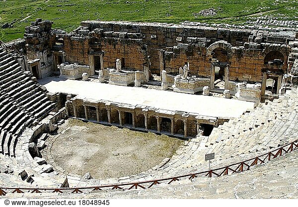 Amphitheater  Hierapolis  Türkei  Asien