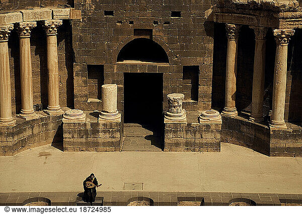 Amphitheater in Bosra  Syria.