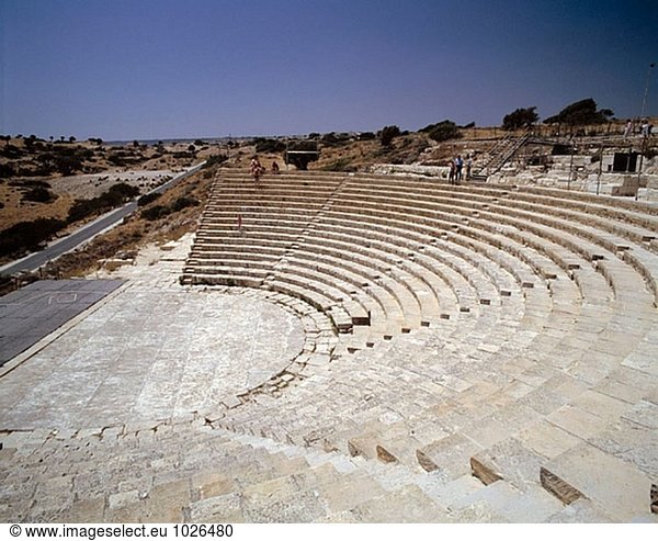Amphitheater  Kourion archäologische Stätte. Zypern