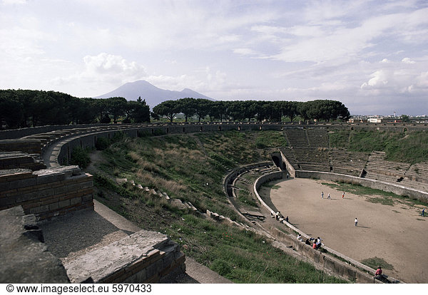 Amphitheater  Pompeji  UNESCO World Heritage Site  Campania  Italien  Europa