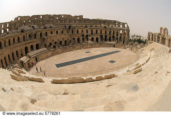 Amphitheater von El Jem  Tunesien  Afrika