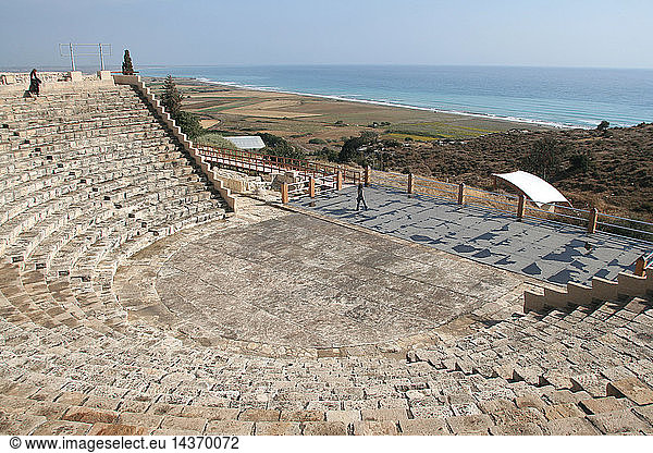 Amphitheatre  Kurion Ancient site  Cyprus Island  Greece  Europe